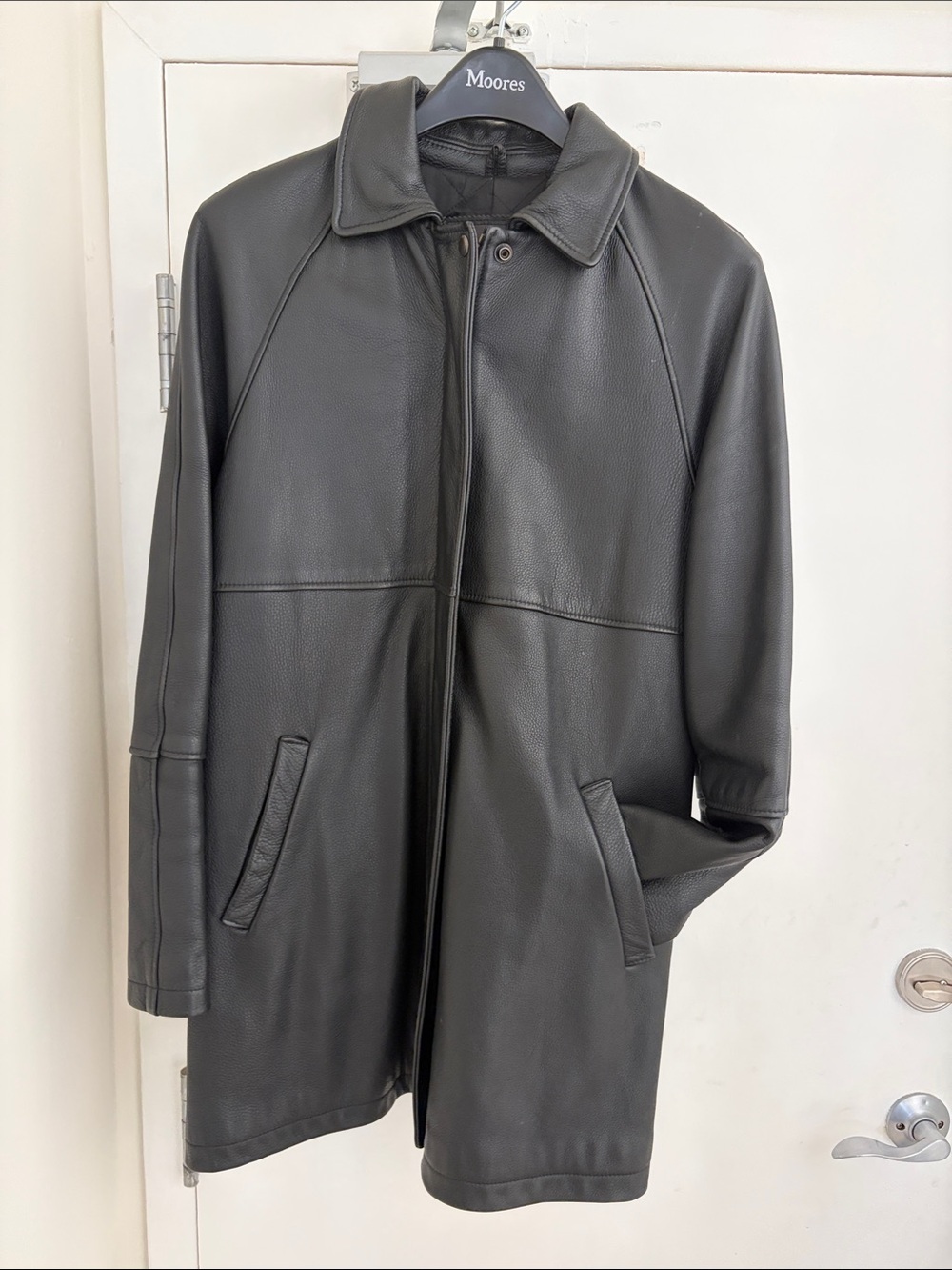 Vintage Roots Black Leather Jacket